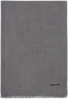Tom Ford Black & White Prince Of Wales Scarf In Black & Off White