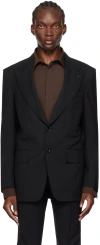Tom Ford Black Atticus Blazer In Black