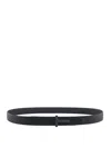 Tom Ford Black Belt With T Buckle In Leather Man In Black