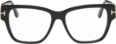 Tom Ford Black Blue Block Square Shape Glasses