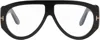 Tom Ford Black Bronson Pilot Blue Block Glasses In Black