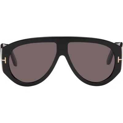 Tom Ford Eyewear Acetate Bronson Sunglasses In Neutral
