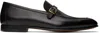 Tom Ford Black Burnished Leather Martin Loafers