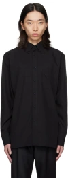 TOM FORD BLACK BUTTON SHIRT