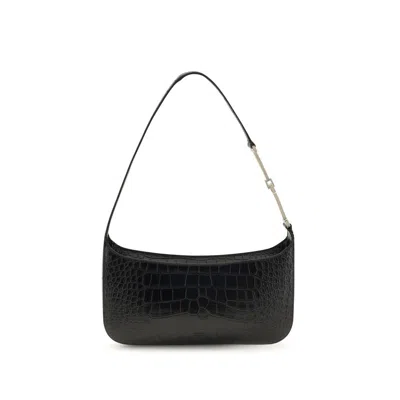 Tom Ford Black Calf Leather Bos Taurus Shoulder Bag