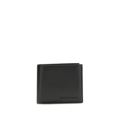 Tom Ford Black Calf Leather Bos Taurus Wallet
