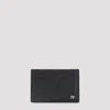 Tom Ford Black Calf Leather Card Holder In Black