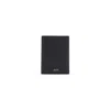 Tom Ford Black Calf Leather Passport Holder In Black