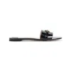 Tom Ford Black Slip On Flats In Black