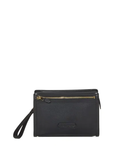 Tom Ford Black Calfskin Clutch
