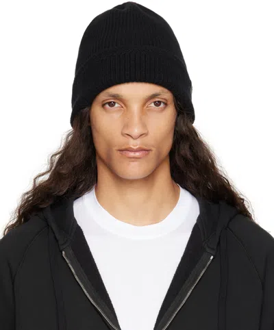 Tom Ford Black Cashmere Knitted Beanie