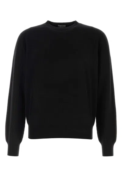 TOM FORD BLACK CASHMERE SWEATER