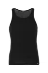 Tom Ford Cotton And Modal Tank Top In Black