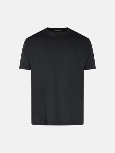 Tom Ford Black Cotton Blend T-shirt