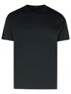 Tom Ford Black Stretch Cotton Crew Neck T-shirt In Black