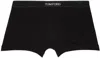 Tom Ford Cotton Blend Boxer Briefs In Black