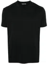 Tom Ford Black Short-sleeves Polo In Cotton Piquet Jersey Man In Black