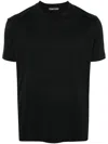 Tom Ford Black Stretch Cotton Crew Neck T-shirt