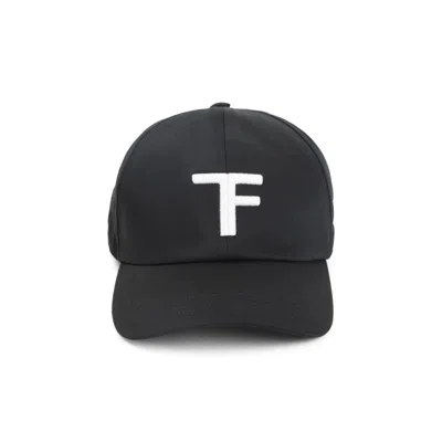 TOM FORD BLACK COTTON HAT