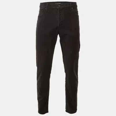 Pre-owned Tom Ford Black Cotton Slim Pants Xl