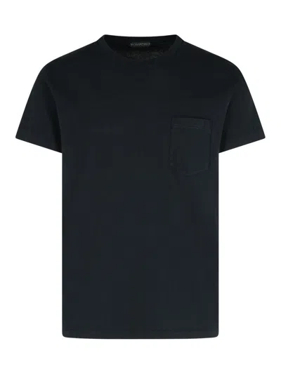 Tom Ford Black Cotton T-shirt