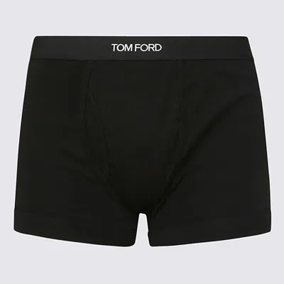 Tom Ford Black Cotton Tw-pack Briefs
