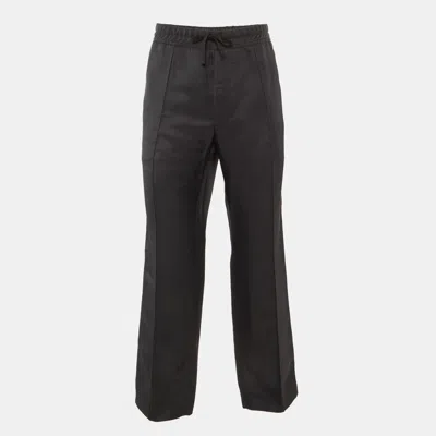 Pre-owned Tom Ford Black Crepe Straight Leg Pants Xxl