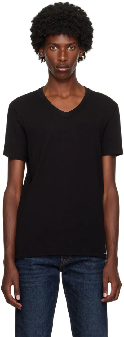 Tom Ford Black Crewneck T-shirt