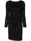 Tom Ford Black Cut-out Mini Dress In Schwarz