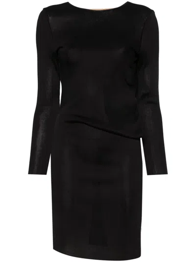 Tom Ford Black Cut-out Mini Dress In Schwarz