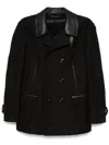 Tom Ford Cabanjacke Mit Kontrastkragen In Schwarz