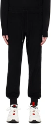 Tom Ford Black Drawstring Lounge Pants In Lb999 Black