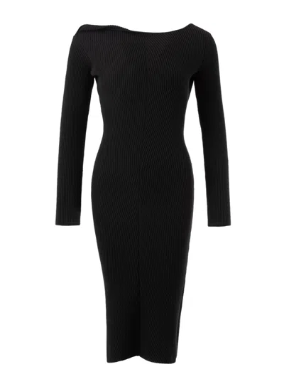 Tom Ford Black Dress In Maglina