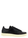 Tom Ford Man Sneakers Dark Brown Size 9 Leather In Black