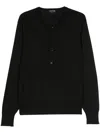 Tom Ford Fine-knit Silk T-shirt In Black