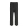 Tom Ford Women Navy Blue Wool Striped Trousers, 28 Luxury Pants For Women Darveys In Black