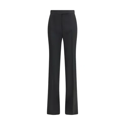 Tom Ford Bicolour Tailored Straight-leg Pants In Black