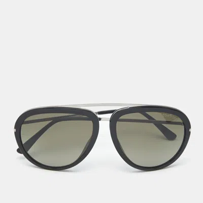 Pre-owned Tom Ford Black Gradient Ford Tf452 Stacy Sunglasses