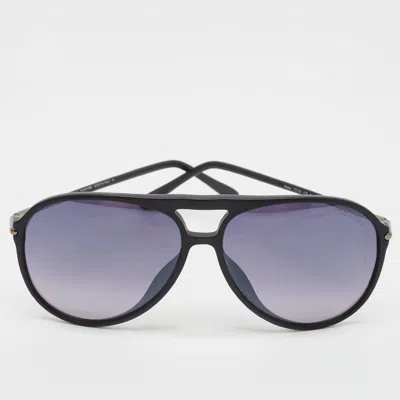Pre-owned Tom Ford Black Gradient Tf254 Matteo Aviator Sunglasses