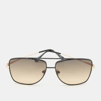 Pre-owned Tom Ford Black Gradient Tf838 Reggie Square Sunglasses