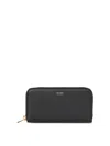 Tom Ford Black Grained Leather Wallet In Black