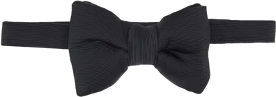 Tom Ford Black Grosgrain Bow Tie