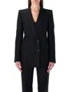 Tom Ford Double-breasted Jacket In Black