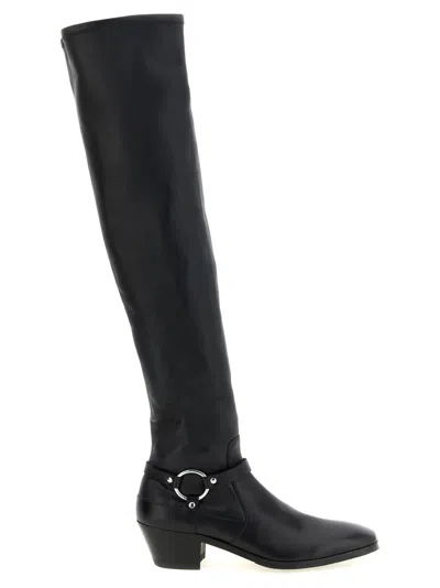 Tom Ford Over The Knee Boots Block Heel In Multi