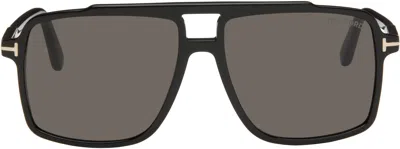 Tom Ford Eyewear Kemp Pilot Frame Sunglasses In Black