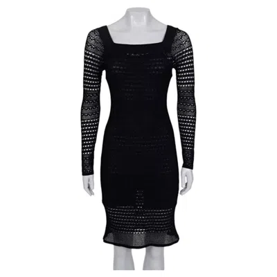 Pre-owned Tom Ford Black Knitted Dress - Size S