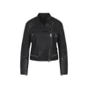 Tom Ford Leather Jacket With Adjustable Waist And Pockets In Black