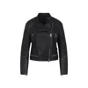 Tom Ford Leather Jacket With Adjustable Waist And Pockets In Black