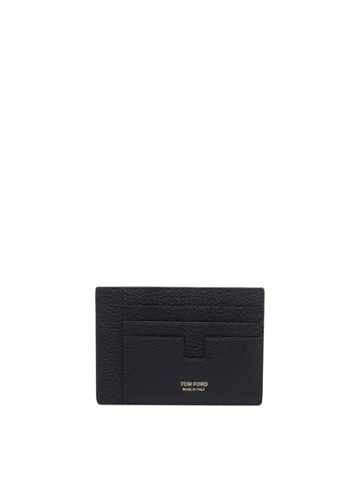 Tom Ford Black Large Logo Cards Holder