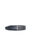 Tom Ford Black Lear Belt In Black